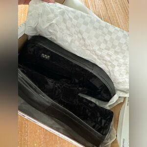 VANS SKATE STYLE 53 VELVET SHOES (BLACK)